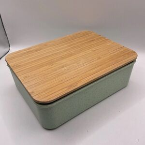 Opalhouse Bamboo Lid Divided Bento Lunch Box – 38 oz